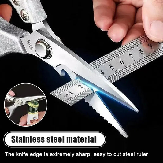 Professional 8.5-inch Stainless Steel Kitchen Scissors